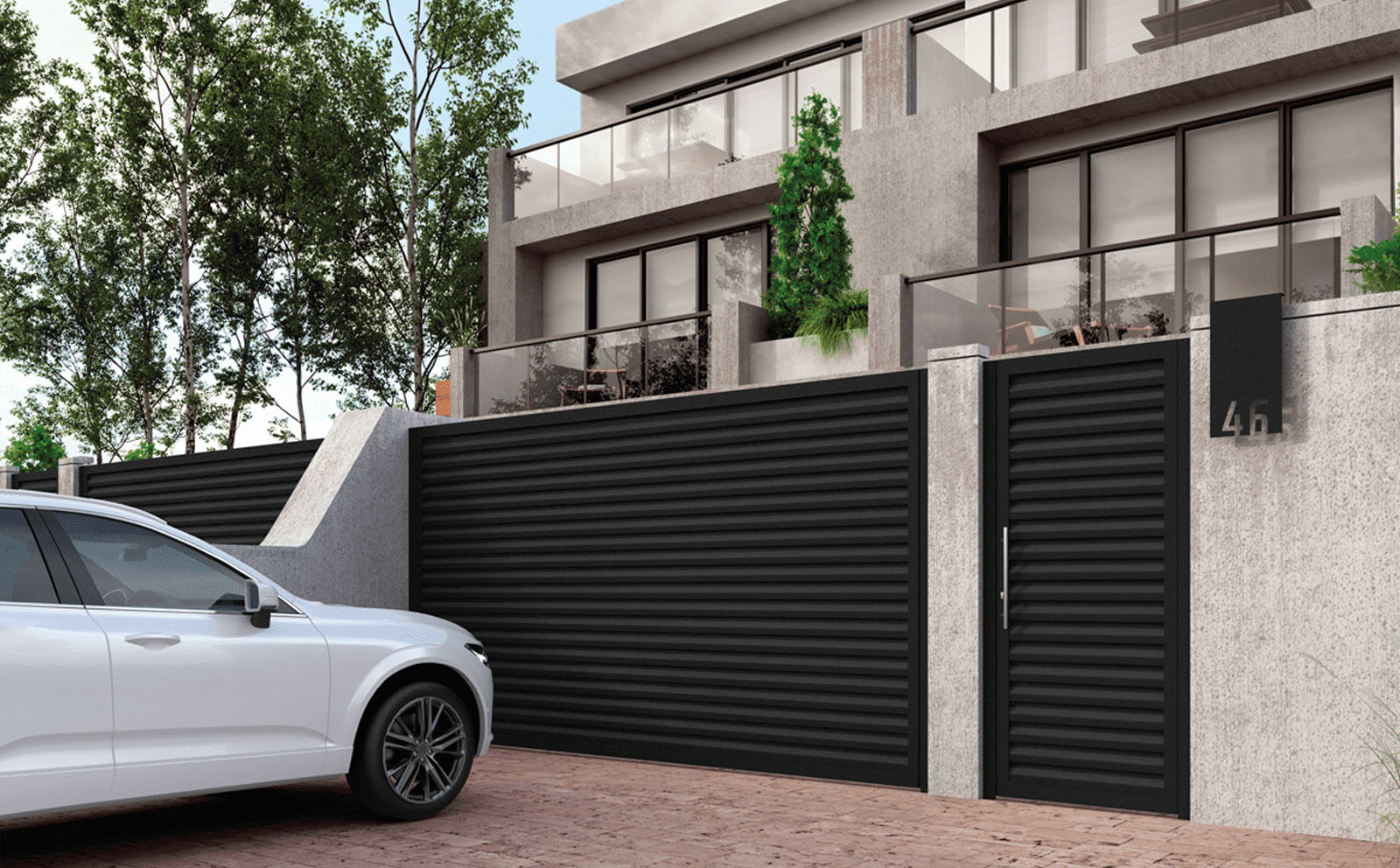 Puerta Exterior de Aluminio Soldado - Modelo Budapest