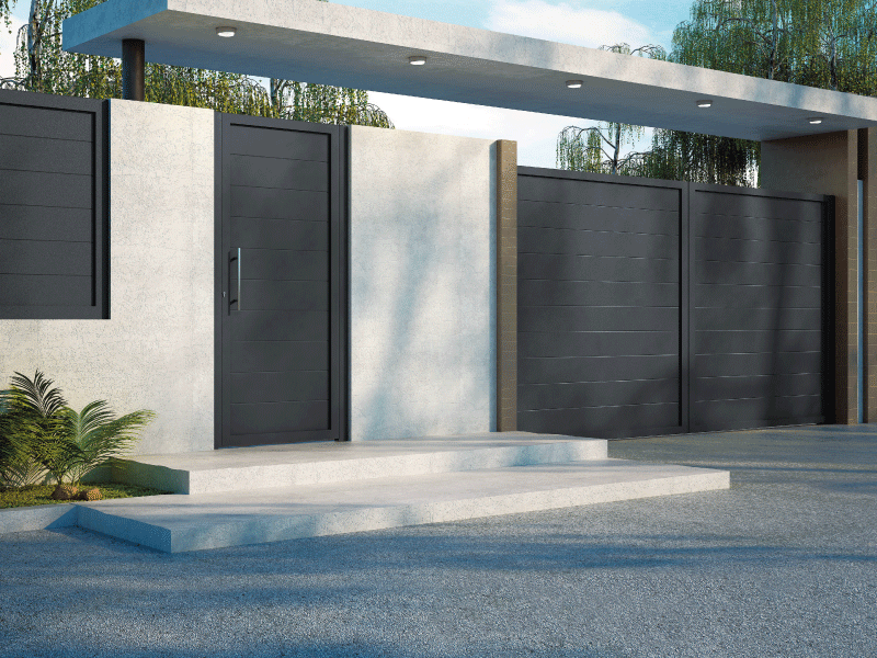 La fachada ideal para tu casa: vallados, puerta peatonal y cancela de aluminio soldado